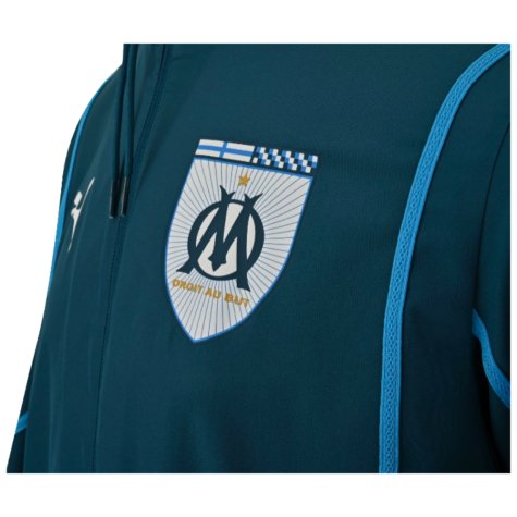 2024-2025 Marseille Prematch Woven Jacket (Blue)