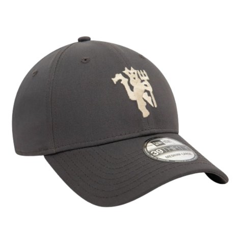 Man Utd Seasonal 39Thirty Cap (Dark Grey/Light Cream)