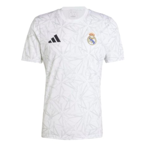 2024-2025 Real Madrid Pre-Match Shirt (White) (Vini Jr. 7)