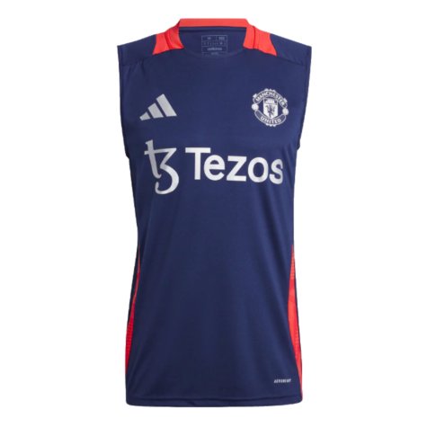 2024-2025 Man Utd Sleeveless Jersey (Night Indigo) (Neville 2)