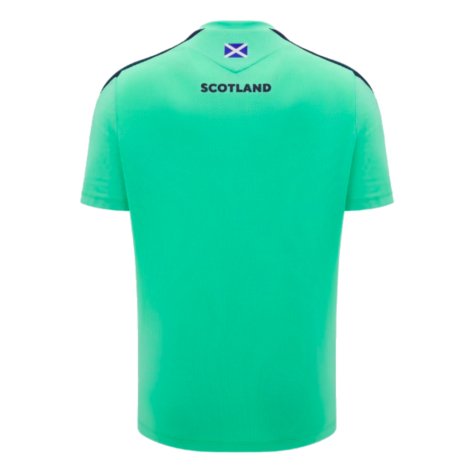 2024-2025 Scotland Rugby Poly Training Shirt (Green) - Kids