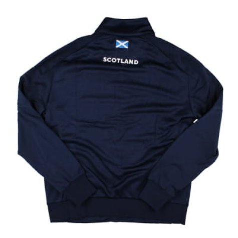 2024-2025 Scotland Rugby Travel 3D Half Zip Top (Navy) - Kids