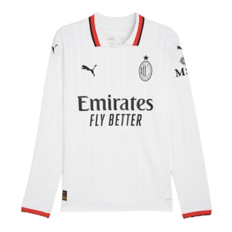 2024-2025 AC Milan Away Long Sleeve Shirt (A.Jimenez 20)