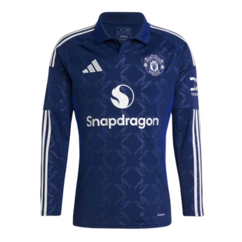 2024-2025 Man Utd Long Sleeve Away Shirt (Charlton 9)