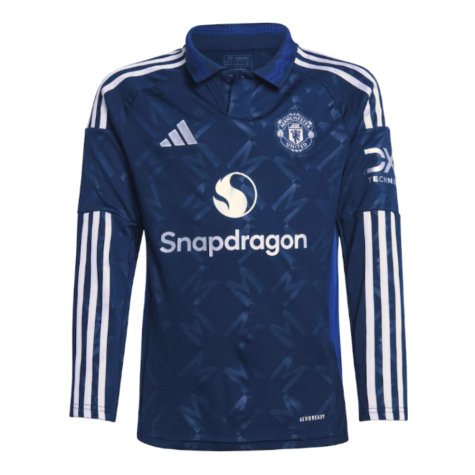 2024-2025 Man Utd Long Sleeve Away Shirt (Kids) (Thomas 9)