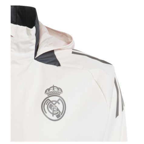 2024-2025 Real Madrid EU Allweather Jacket (Putty Mauve)