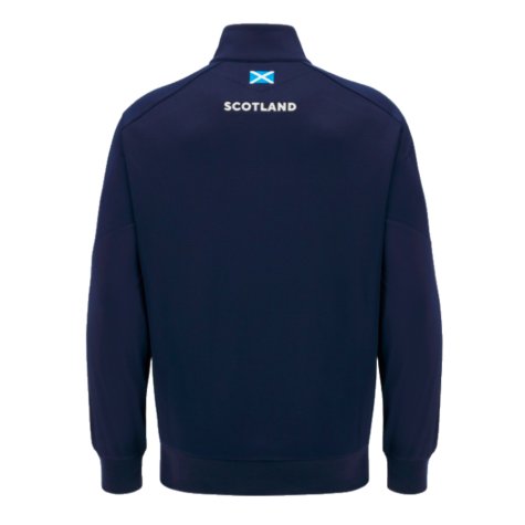 2024-2025 Scotland Rugby Travel 3D Half Zip Top (Navy)