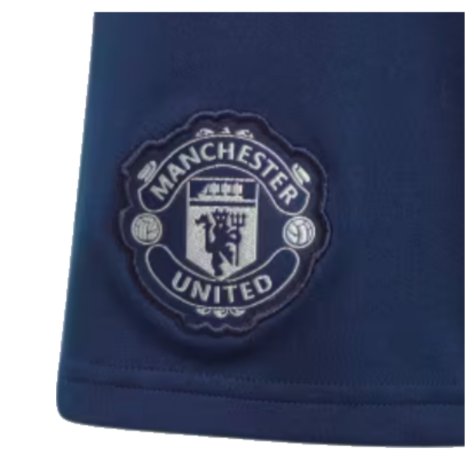 2024-2025 Man Utd Away Shorts (Night Indigo) - Kids