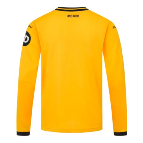 2024-2025 Wolves Long Sleeve Home Shirt (Kids)