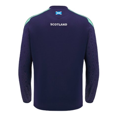 2024-2025 Scotland Rugby Training Round Neck Top (Navy) - Kids