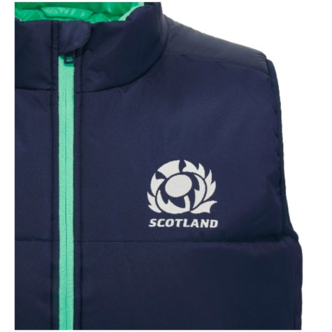 2024-2025 Scotland Rugby Padded Gilet (Navy) - Kids