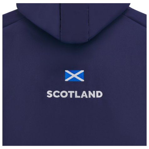 2024-2025 Scotland Rugby 3/4 Length Padded Jacket (Navy)