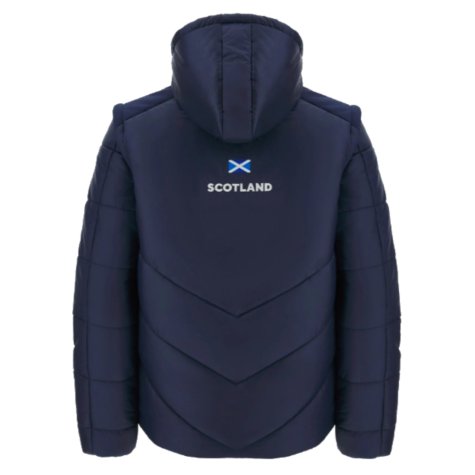 2024-2025 Scotland Rugby Bomber Padded Jacket (Navy) - Kids