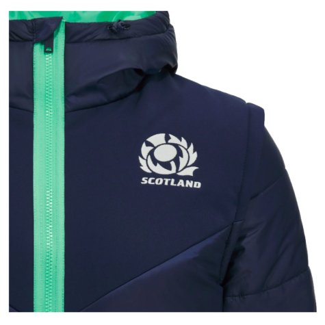 2024-2025 Scotland Rugby Bomber Padded Jacket (Navy) - Kids