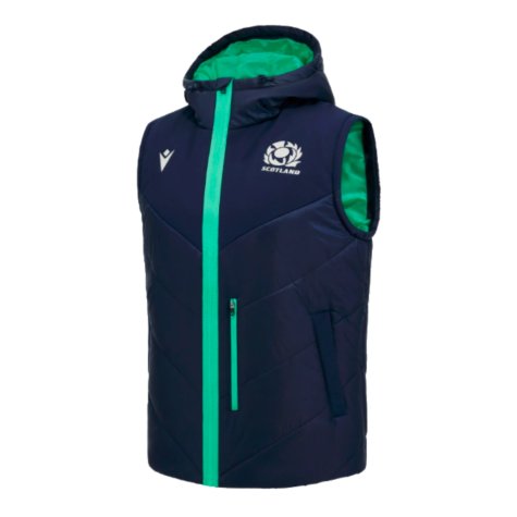 2024-2025 Scotland Rugby Bomber Padded Jacket (Navy) - Kids