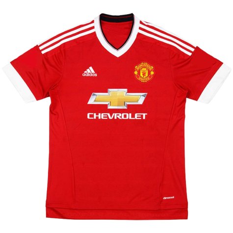 Manchester United 2015-16 Home Shirt (M) (Excellent) (Young 18)