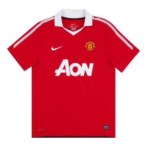 Manchester United 2010-11 Home Shirt (L) Scholes #18 (Excellent)