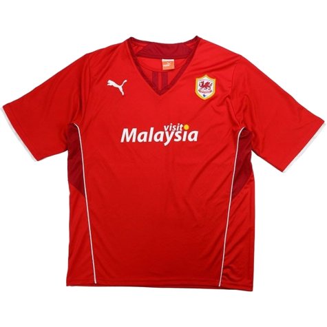 Cardiff 2013-14 Home Shirt ((Very Good) L) (JONES 9)