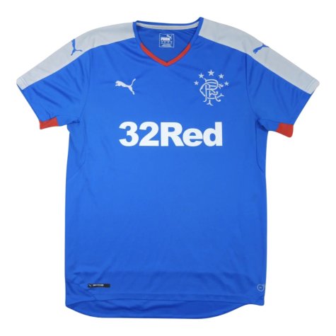 Rangers 2015-16 Home Shirt ((Excellent) S) (Your Name)