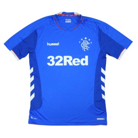 Rangers 2018-19 Home Shirt ((Excellent) L) (Hastie 32)