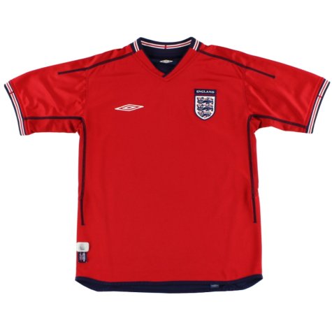 England 2002-04 Away Shirt (Excellent) (Gascoigne 8)