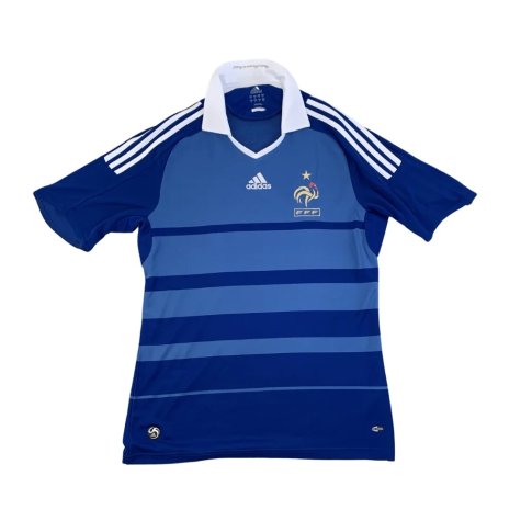 France 2008-09 Home Shirt (L) (Very Good) (Vieira 4)