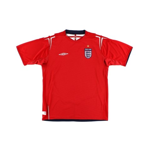 England 2004-06 Away Shirt (Excellent) (GASCOIGNE 8)