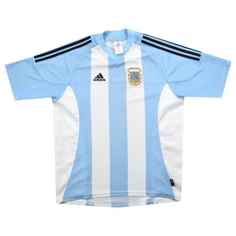 Argentina 2002-04 Home Shirt (L) (Excellent) (MARADONA 10)