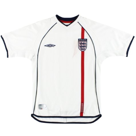 England 2001-03 Home Shirt (XL) (Very Good) (Heskey 11)