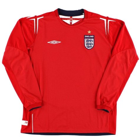 England 2004-2006 Away L/S Shirt (M) (Excellent) (Butt 17)