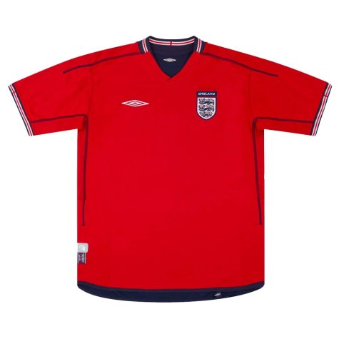 England 2002-04 Away Shirt (M) (Excellent) (FERDINAND 5)