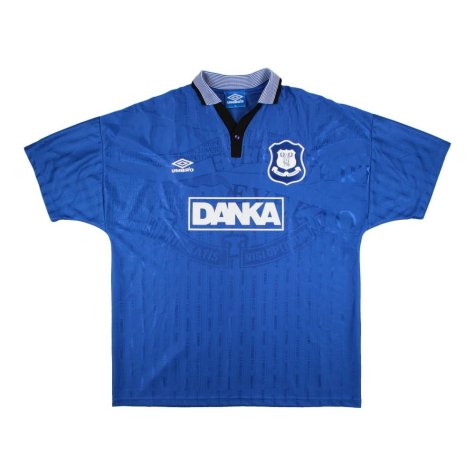 Everton 1995-1997 Home Shirt (Kanchelskis 17) ((Excellent) XL)