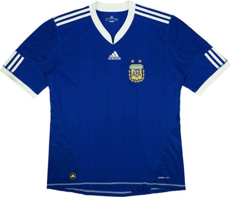 Argentina 2010-11 Away Shirt (M) (Excellent) (Messi 10)