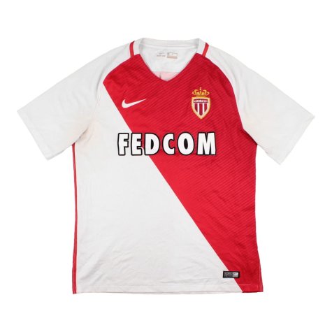 Monaco 2016-17 Home Shirt (L) Bernardo #10 (Good)