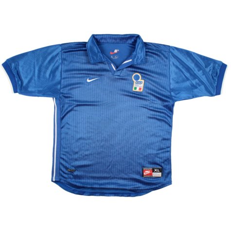 Italy 1998-99 Home Shirt (XL Boys) (Very Good) (Nesta 6)