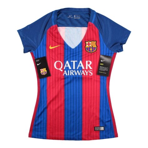 Barcelona 2016-17 Home Shirt (Women\'s) (BNWT) (Womens XS) Messi #10 (BNWT)