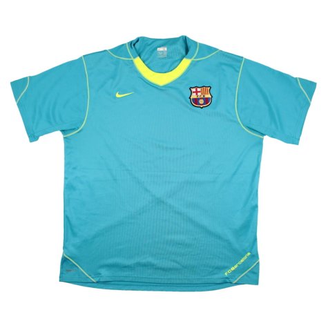 Barcelona 2007-08 Nike Training Shirt (XL) (Excellent) (Messi 19)