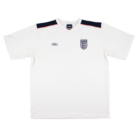 England 1999-2001 Umbro Training Shirt (L) (Wise 17) (Excellent)