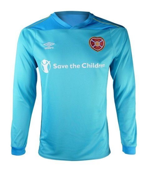 Hearts 2020-21 GK Home Long Sleeve Shirt (L) (LOCKE 4) (Excellent)