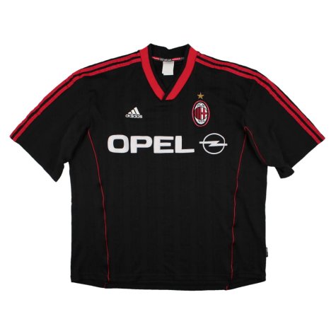 AC Milan 2000-01 Adidas Training Shirt (XL) (Laursen 24) (Good)