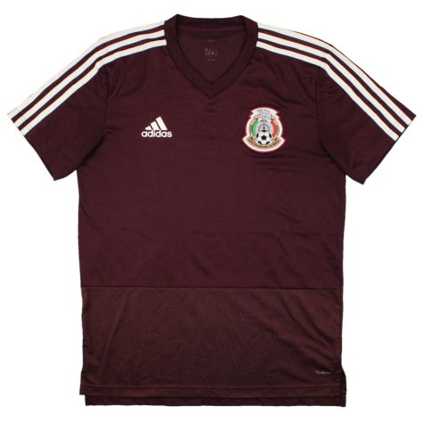 Mexico 2018-19 Adidas Training Shirt (S) (J M Corona 17) (Excellent)