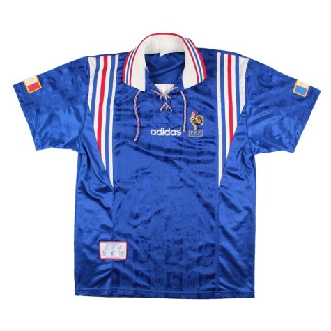 France 1996-98 Home Shirt (M) (Excellent) (VIEIRA 4)