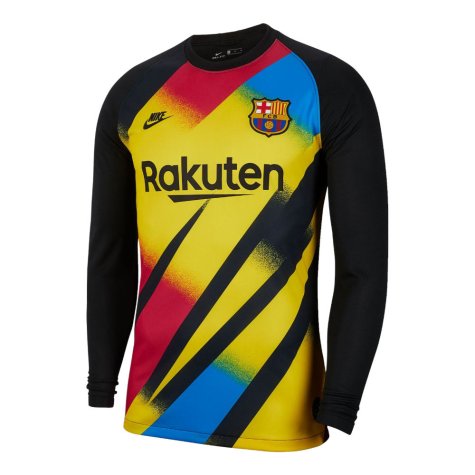 Barcelona 2019-20 Long Sleeve Champions League Goalkeeper Shirt (L) Ter Stegen #1 (Very Good)