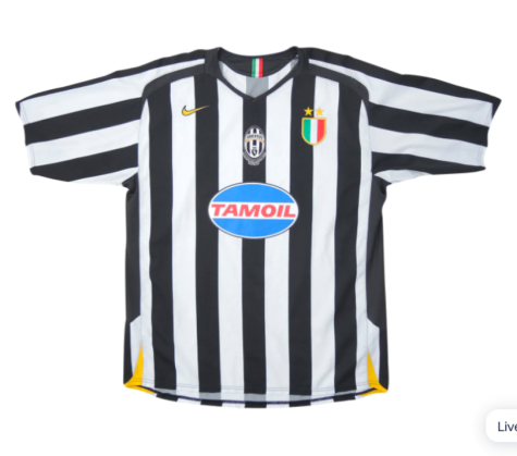 Juventus 2005-06 Home Shirt (XL) (Very Good) (Vieira 4)