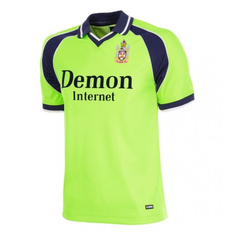 Fulham FC 1999 - 2000 Away Retro Football Shirt (Your Name)