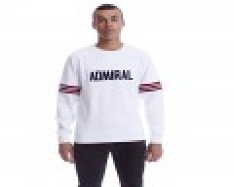 Admiral 1974 White England Sweatshirt