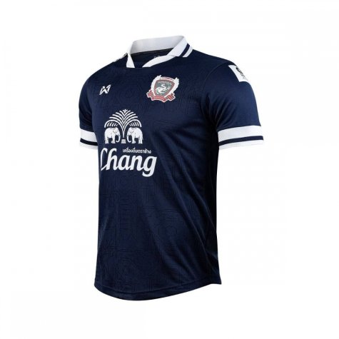 2021 Suphanburi FC Warrior Elephant Blue Home Player Shirt