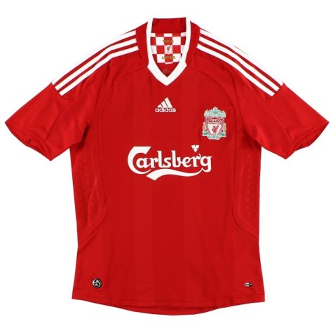 Liverpool 2008-10 Home Shirt (XL) Mascherano #20 (Very Good)