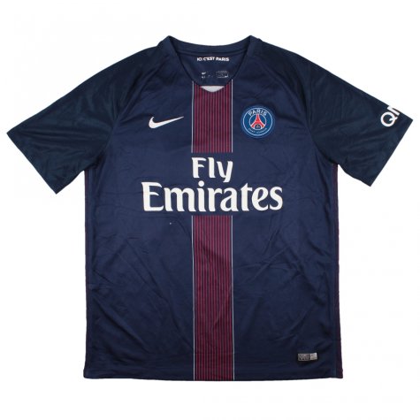 PSG 2016-17 Home Shirt (M) Verratti #6 (Excellent)