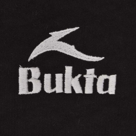 BUKTA Heritage Track Top Black with White Panels/Cuffs